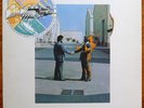 PINK FLOYD - WISH YOU WERE HERE ORIG 1975 LP - EXC w/ STICKER + POSTCARD + INNER