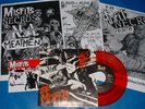 Misfits 7in Bullet RED plan 9 danzig samhain KBD + sticker and flier