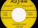 JAMES BELL & THE HIGHLIGHTERS Amazing Love on Rojam Northern Soul 45