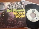 BLACK SABBATH Evil Woman / Wicked World 7' Heavy Doom Legend GER PRESS VERTIGO