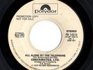 Crossover Soul 45 CHECKMATES LTD. All Alone By The Telephone Polydor WLP HEAR