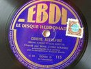 Cora Madou et Vincent Scotto Ebdi 78T disque souple