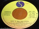 RAMONES “Rock n Roll High School/Do You Wanna Dance” rare 1979 Canadian Sire 45
