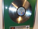 Bob Marley and The Wailers Live platin Schallplatte goldene platinum gold record