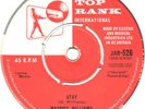 MAURICE WILLIAMS AND THE ZODIACS - STAY - ORIGINAL 1960 UK TOP RANK SINGLE - EX+