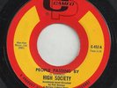 RARE PSYCH ROCK-HIGH SOCIETY-45-W/JOHN PAUL JONES FROM LED ZEPPELIN-(NM-)