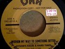 * DYSON'S FACES Workin My Way CRAZY RARE PRIVATE FUNK SOUL Clifton drr 45 HEAR