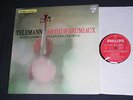 TELEMANN 12 fantasies violin solo GRUMIAUX Fr philips mint- lp