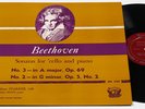 BEETHOVEN: CELLO SONATAS/STARKER/PERIOD SPL MAROON & SILVER ORIGINAL/RARE/NM+