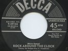 Rare Early Rock & Roll 45- Bill Haley - Rock Around The Clock - Mint Minus-Decca