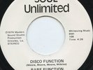 Rare Funk 45 - Rare Function - Disco Function - Mint Minus - Soul Unlimited