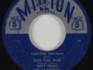 R&B Blues 45 PEPPY PRINCE/CHRISTINE CHATMAN Run Gal Run MILLION HEAR