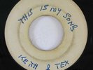 Reggae 45 KEITH & TEX This Is My Song on JA blank