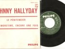 Johnny  HALLYDAY : SP JUKE BOX : LE PENITENCIER  ONE MORE TIME   ENCART ORIGINAL