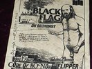 RARE 1982 BLACK FLAG FLYER FLIPPER CODE OF HONOR RED KROSS@ ON BROADWAY PUNK KBD