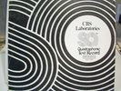 CBS Lab's Quadraphonic Test Record, SQT-1100,