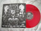 NAPALM DEATH - The Code is Red Long Live - NM RED LP HUGE POSTER Colored Vinyl
