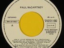 PAUL McCARTNEY.ONLY LOVE REMAINS.1986 EMI.SPAIN.PROMOTIONAL.w/PS.MINT DISC.