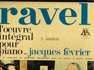 ADES - RAVEL L'OEVRE INTEGRAL POUR PIANO - JACQUES FEVRIER - 4 LP - FRENCH