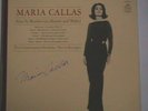 MARIA CALLAS Arias By Beethoven, Mozart SIGNED ANGEL LP