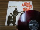Beatles A HARD DAY'S NIGHT Japan LP RED WAX Odeon (OP-7123)