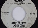 R&B Popcorn 45 LAURA LYNN Game of Love NAME HEAR