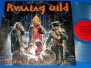 Running Wild - Masquerade RARE ORIGINAL CLEAR LP NOISE GERMANY 1995