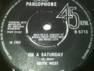 KEITH WEST on a saturday / kid was a killer*UK*PSYCH*45*LISTEN