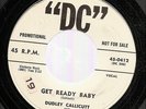 DUDLEY CALLICUTT * GET READY BABY * HEART TROUBLE * PROMO 1950s ROCKER VG++