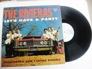 THE RIVIERAS rare promo LET'S HAVE A PARTY LP NM