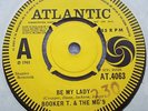 BOOKER T AND MGs Be My Lady / Red Beans and Rice UK ATLANTIC DEMO NEAR MINT