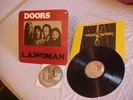 *THE DOORS* L.A.Woman - 1971 UK Elektra LP + Liner + Promo Sticker