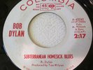 Bob Dylan ?– Subterranean Homesick Blues White Label Promo 7