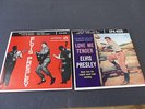 2 Rare 45 RPM Record ELVIS PRESLEY Love Me Tender Shake Rattle Roll w Sleeves B3