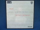 BACH : 3LP HI FI STEREO - ARTHUR GRUMIAUX - VIOLIN SOLO