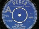 ADAM, MIKE and TIM  LITTLE BABY 1964  DECCA F.12040 PROMO MINT RARE HEAR 