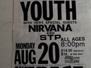 vtg org SONIC YOUTH NIRVANA STONE TEMPLE PILOTS Punk Flyer kbd hardcore 199
