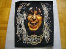 W.A.S.P. Backpatch Aufnäher Blackie Lawless 80s  Wasp