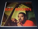 Vintage This Is RAY BROWN Base VERVE Jazz DG MG V-8290 Mono NM-