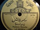 TURKISH 78 RPM RECORD- ODEON 220591/ MADAME BLANCHE