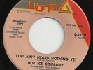 Rare Northern Soul Funk 45  HOT ICE COMPANY - You Ain't Heard Nothing Yet