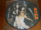 Kiss Guns' N ' Kisses 1 Rare Picture Disc Record that has an X rated side