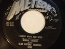 Minnie Thomas Slim Waters' Lagoons 45 Rare Meteor Memphis Blues R&B