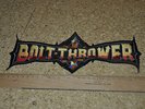 Bolt Thrower Backpatch, Sodom, Cruel force, kreator, death