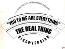 THE REAL THING-YOU TO ME ARE EVERYTHING ***ORIGINAL PROMO 12