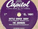 THE JODIMARS   RATTLE SHAKIN DADDY   UK 78 RPM RECORD   ROCK 'N' ROLL ROCKABILLY
