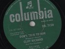 Cliff Richards - Don't Talk To Him/Say You're Mine (Indian Pressing) 78Rpm