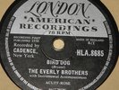 EVERLY BROTHERS   BIRD DOG   UK 78 RPM RECORD   ROCK 'N' ROLL ROCKABILLY