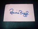 RONNIE BIGGS GREAT TRAIN ROBBERY SIGNED CARD SEX PISTOLS PUNK SEDITIONARIES RARE
