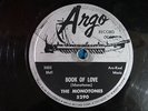 The MONOTONES Book Of Love / You Never Loved Me R&B Doo-Wop ARGO 78rpm